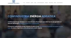 Desktop Screenshot of confindustriaenergiaadriatica.it