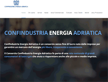 Tablet Screenshot of confindustriaenergiaadriatica.it